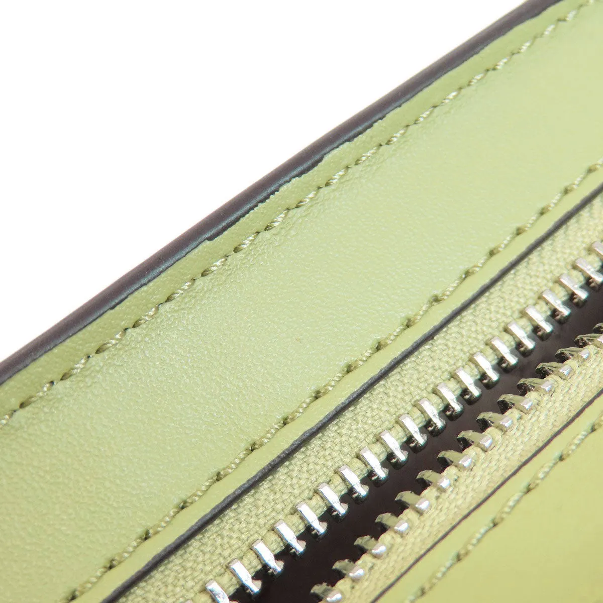 MICHAEL KORS Shoulder Bag PVC green logoMetal Long Shoulder Women Used