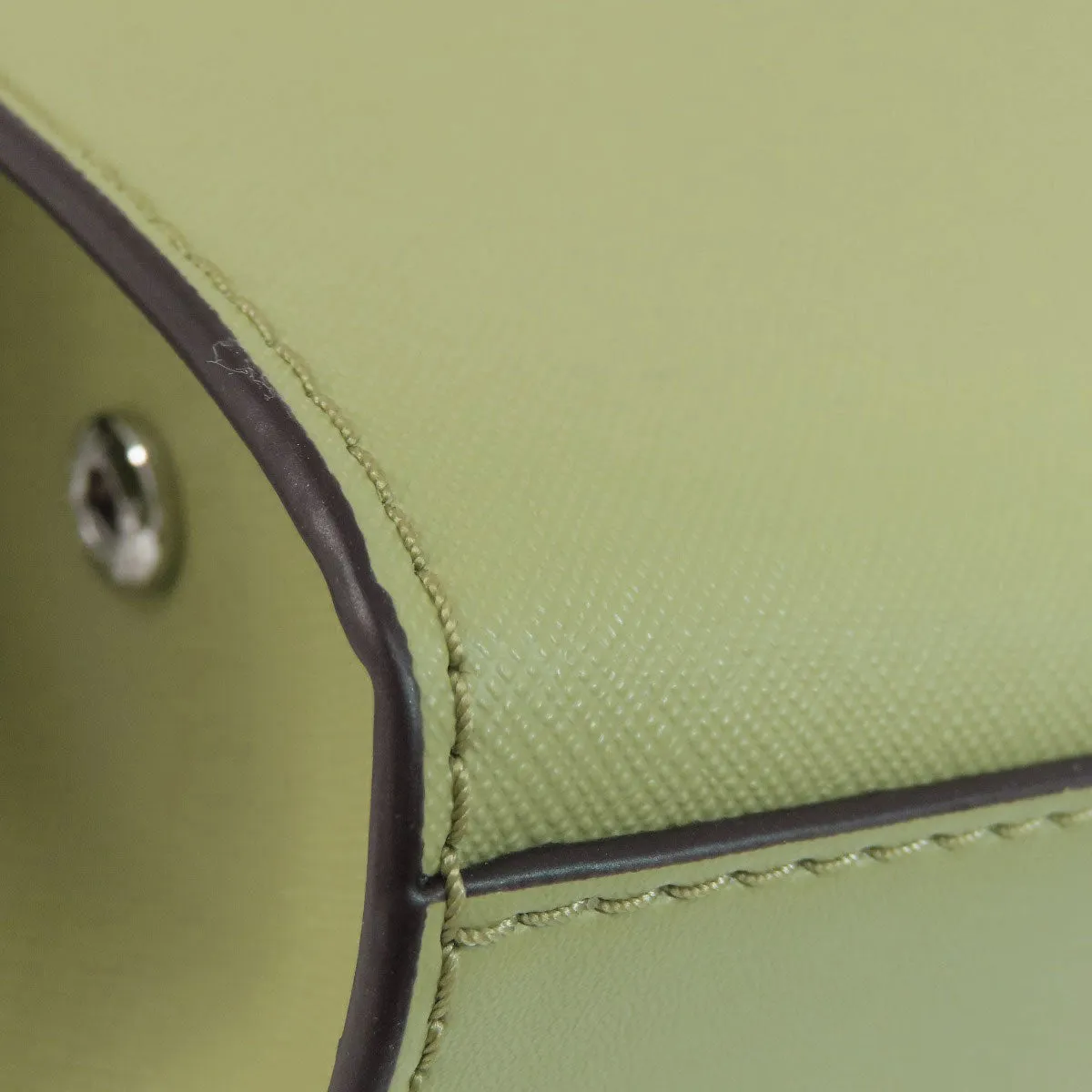 MICHAEL KORS Shoulder Bag PVC green logoMetal Long Shoulder Women Used