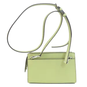 MICHAEL KORS Shoulder Bag PVC green logoMetal Long Shoulder Women Used