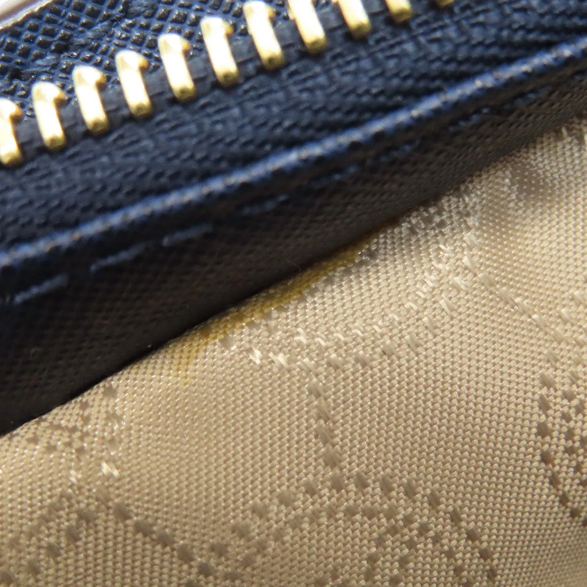 MICHAEL KORS Shoulder Bag PVC Navy Studs Women Used