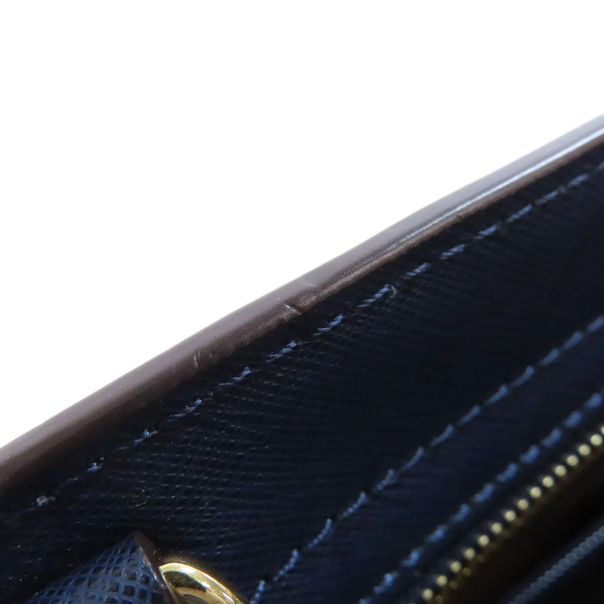 MICHAEL KORS Shoulder Bag PVC Navy Studs Women Used