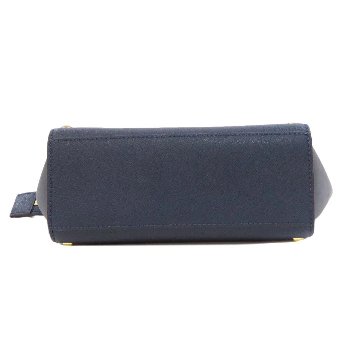 MICHAEL KORS Shoulder Bag PVC Navy Studs Women Used