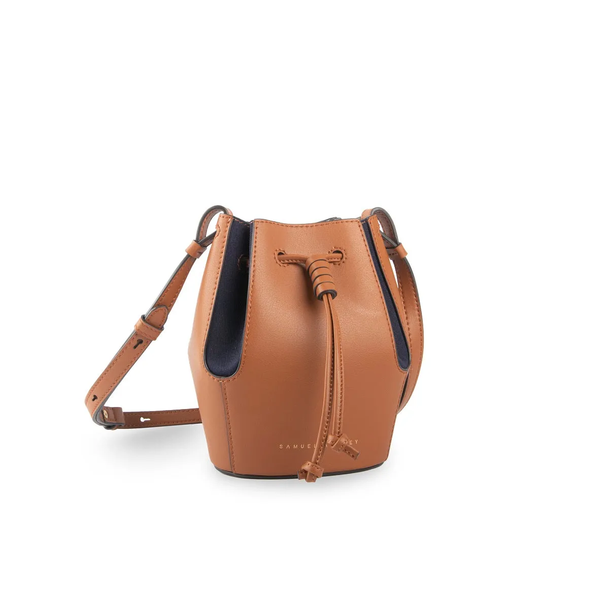 Mini Chantal Drawstring Leather Bag