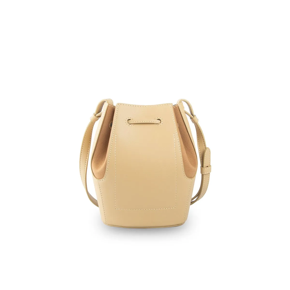 Mini Chantal Drawstring Leather Bag