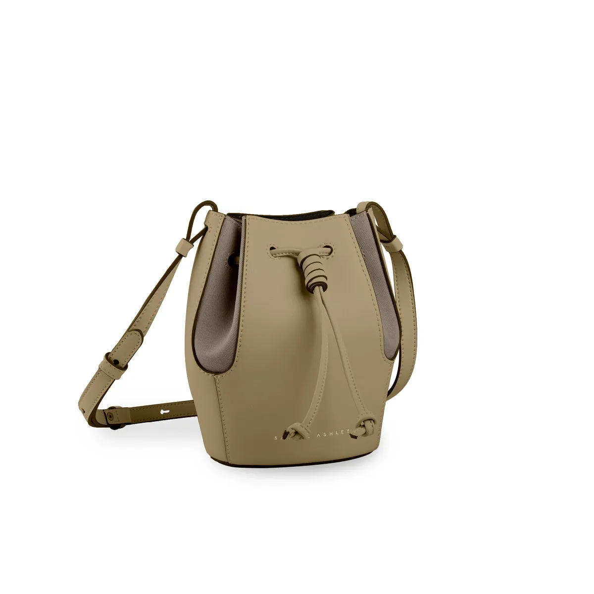 Mini Chantal Drawstring Leather Bag