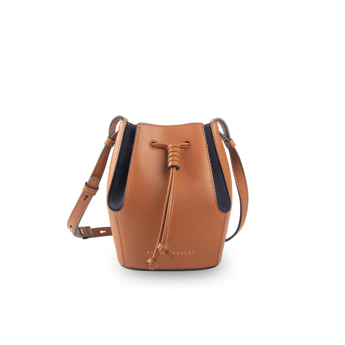 Mini Chantal Drawstring Leather Bag