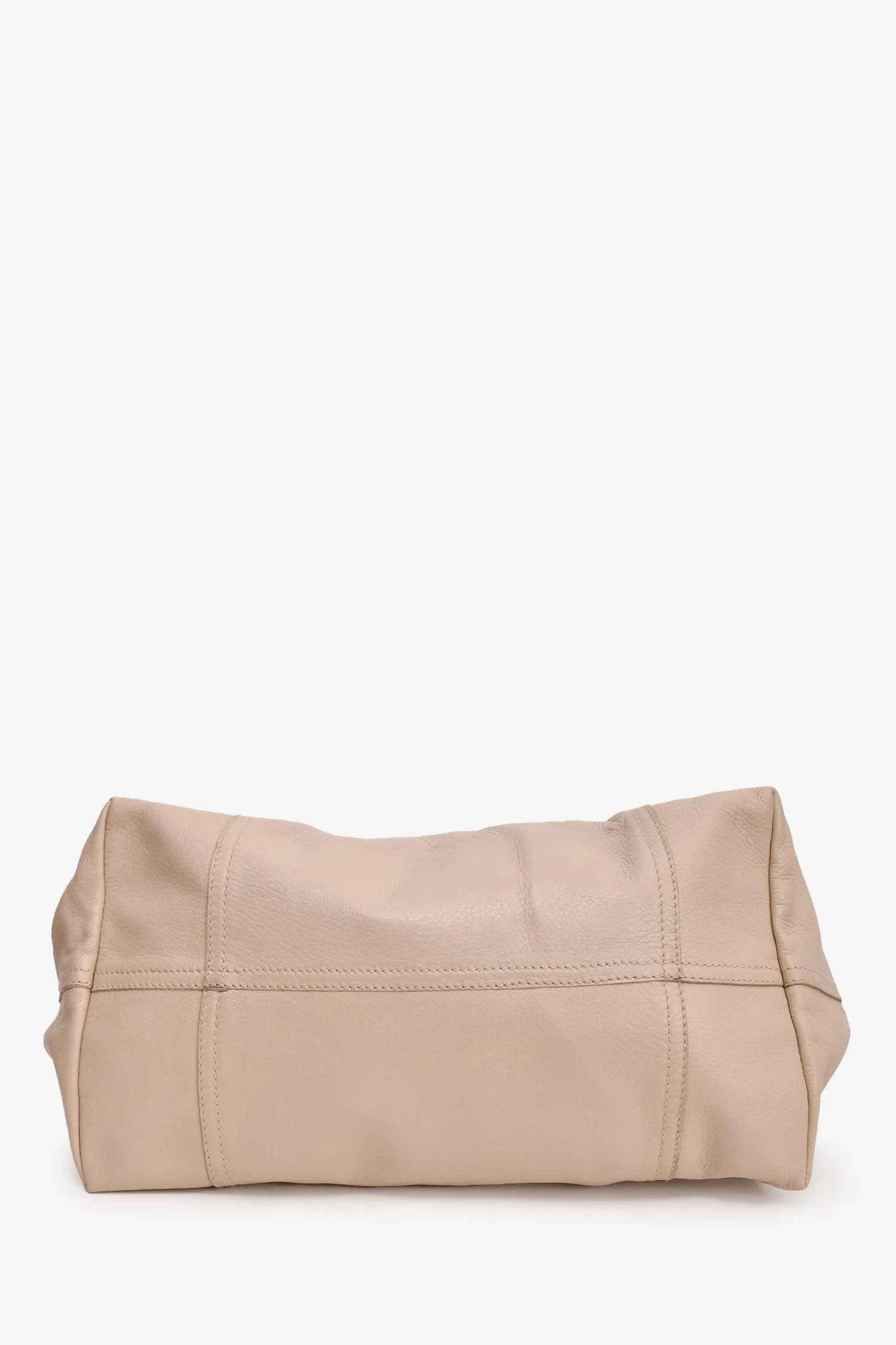 Miu Miu Vintage Cream Black Leather Shoulder Bag