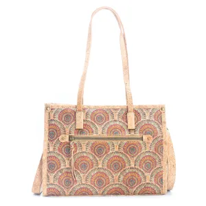 Natural Cork Women's Tote Bag with Shoulder Strap summer BAG-019