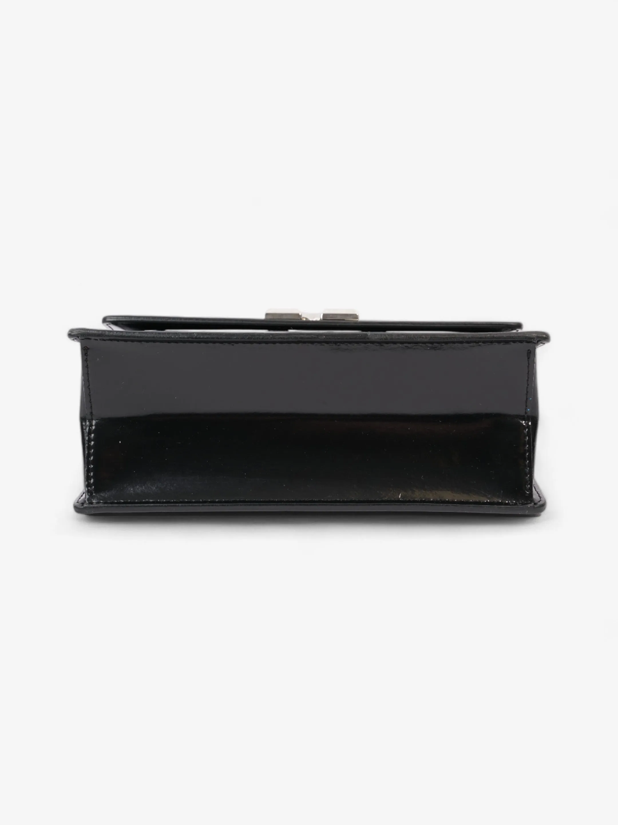 Off White Jitney 1.4 Leather Shoulder Bag - "Virgil Was Here" Black / White Leather
