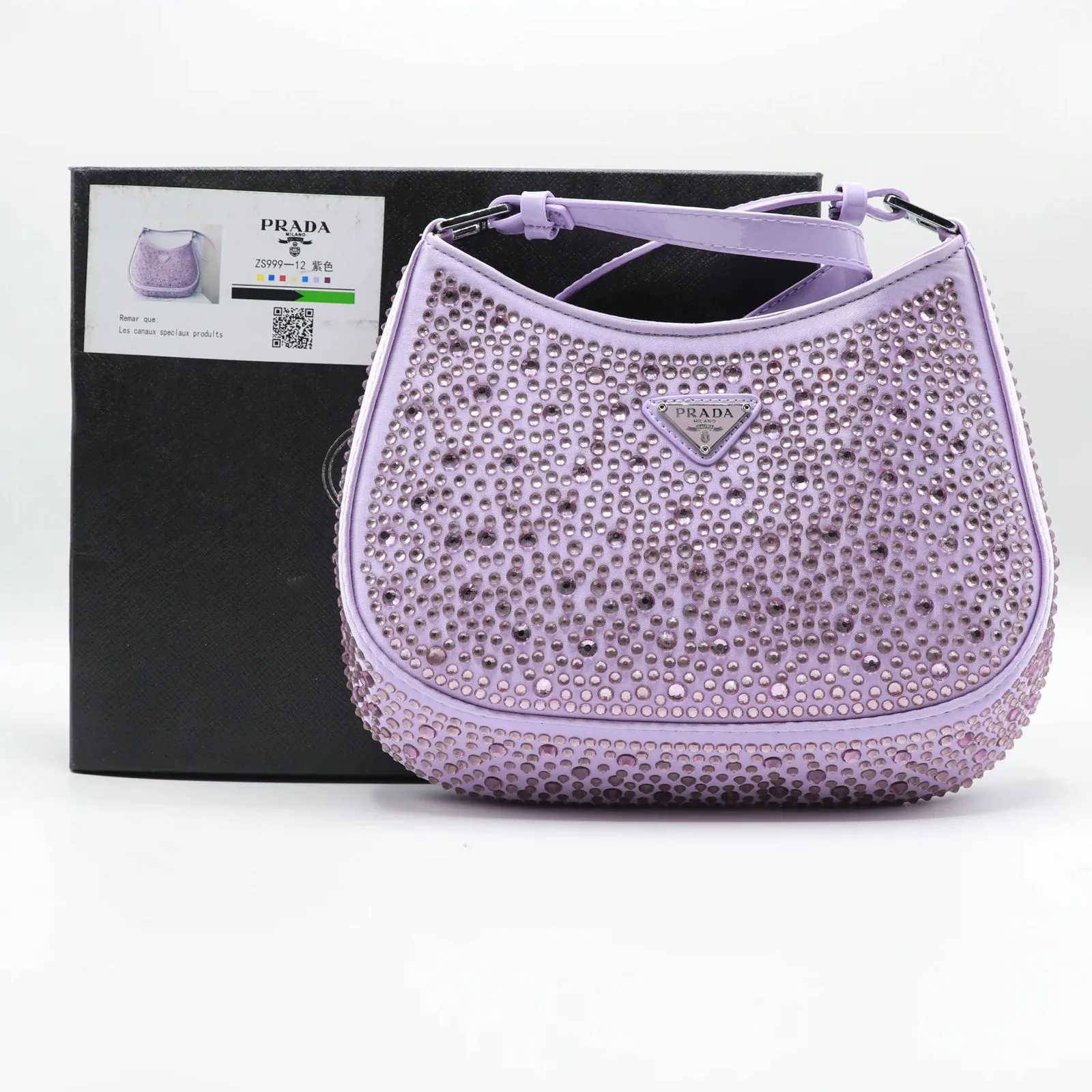 PARADA Shoulder Bag ?C Premium Quality with Branded Packaging (Purple/Pink)