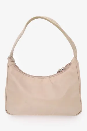 Prada Beige Nylon Re-Edition 2000 Shoulder Bag