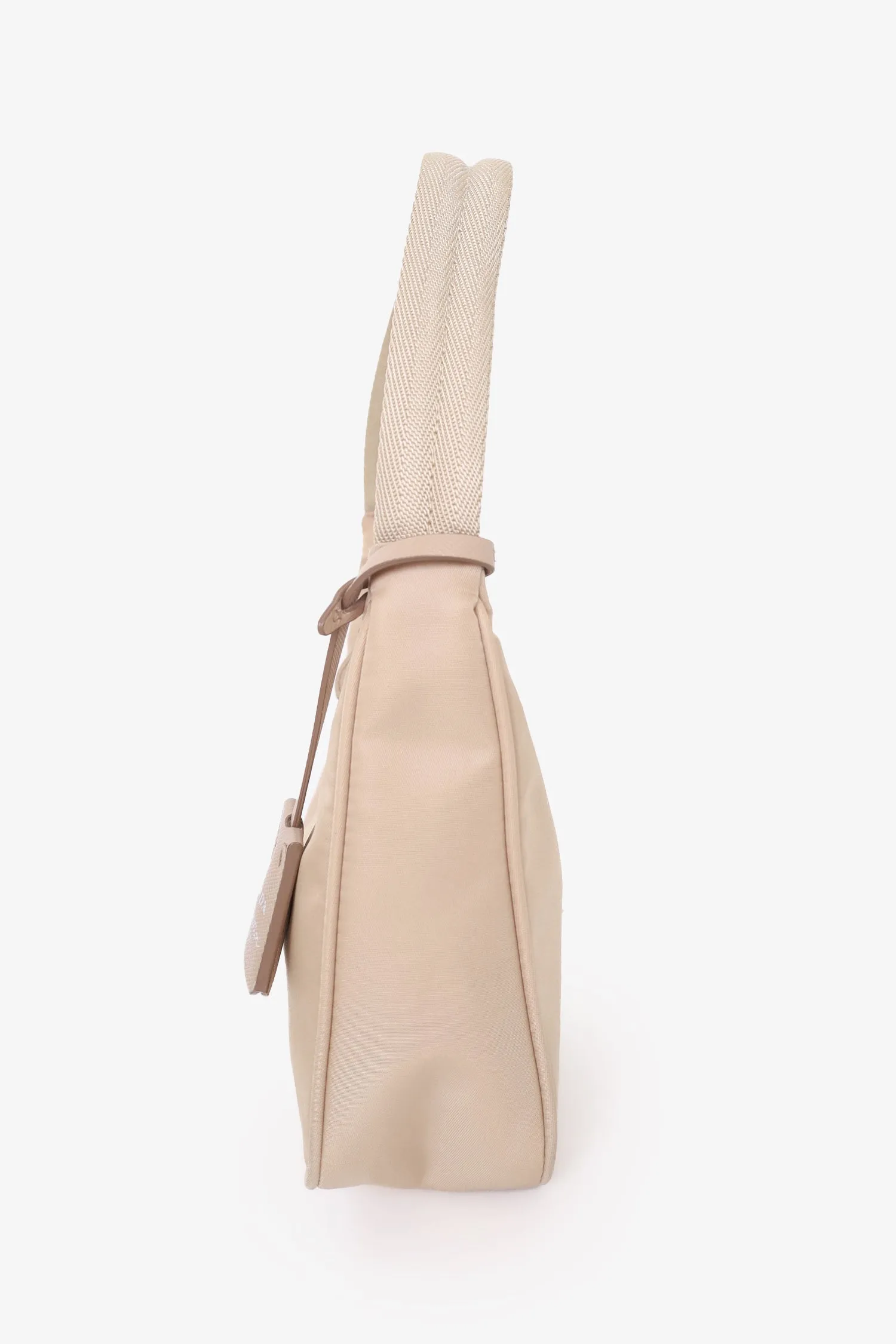 Prada Beige Nylon Re-Edition 2000 Shoulder Bag
