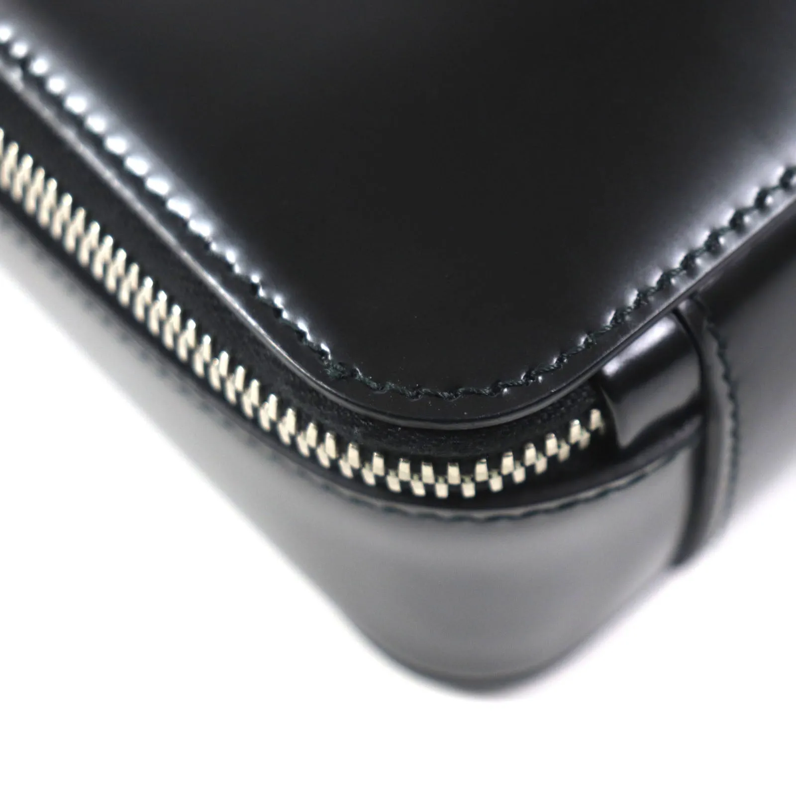 PRADA Shoulder Bag 2VH069 Main: Brushed leather black Brick mens Used
