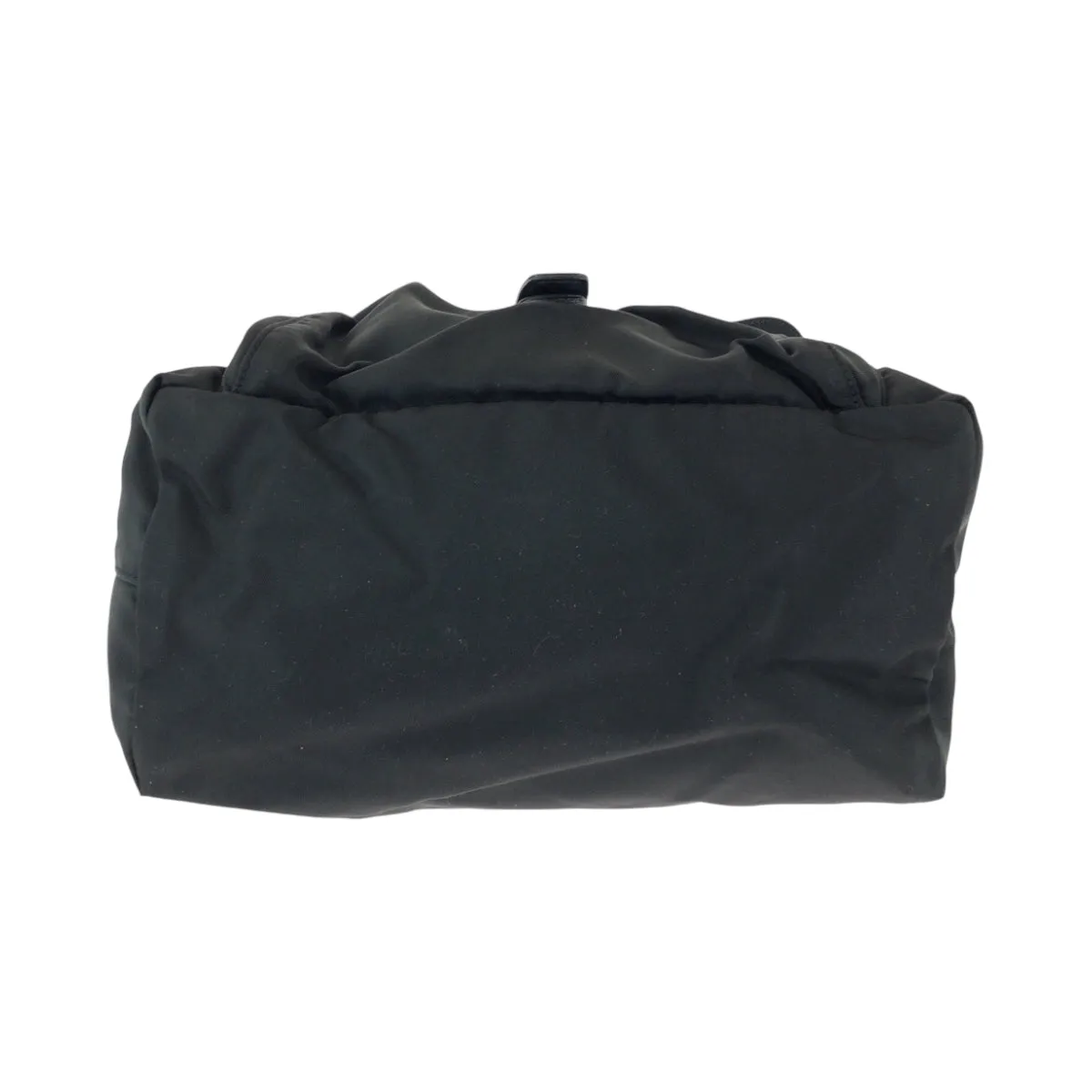 PRADA Shoulder Bag B5469F Nylon black Shoulder Bag pochette Test Triangle With logo Women Used