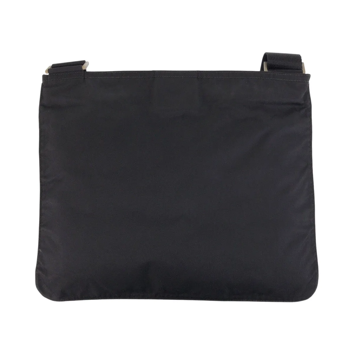 PRADA Shoulder Bag Nylon black Shoulder Bag Messenger bag Test Triangle With logo Women Used