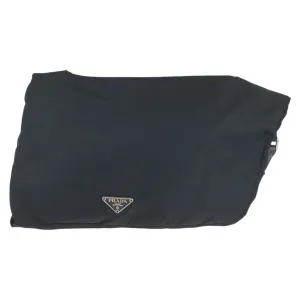 PRADA Shoulder Bag Nylon Black SilverMetal Shoulder Bag Messenger bag Test Triangle With logo Women Used