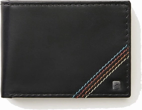 Rip Curl Surf Revival RFID All Day Mens Wallet Black Leather