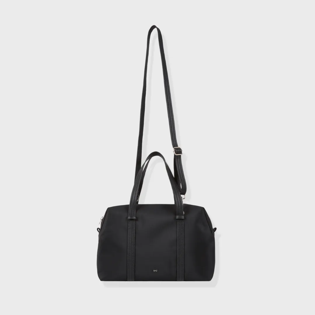 ROME NYLON HAND AND SLING BAG BLACK