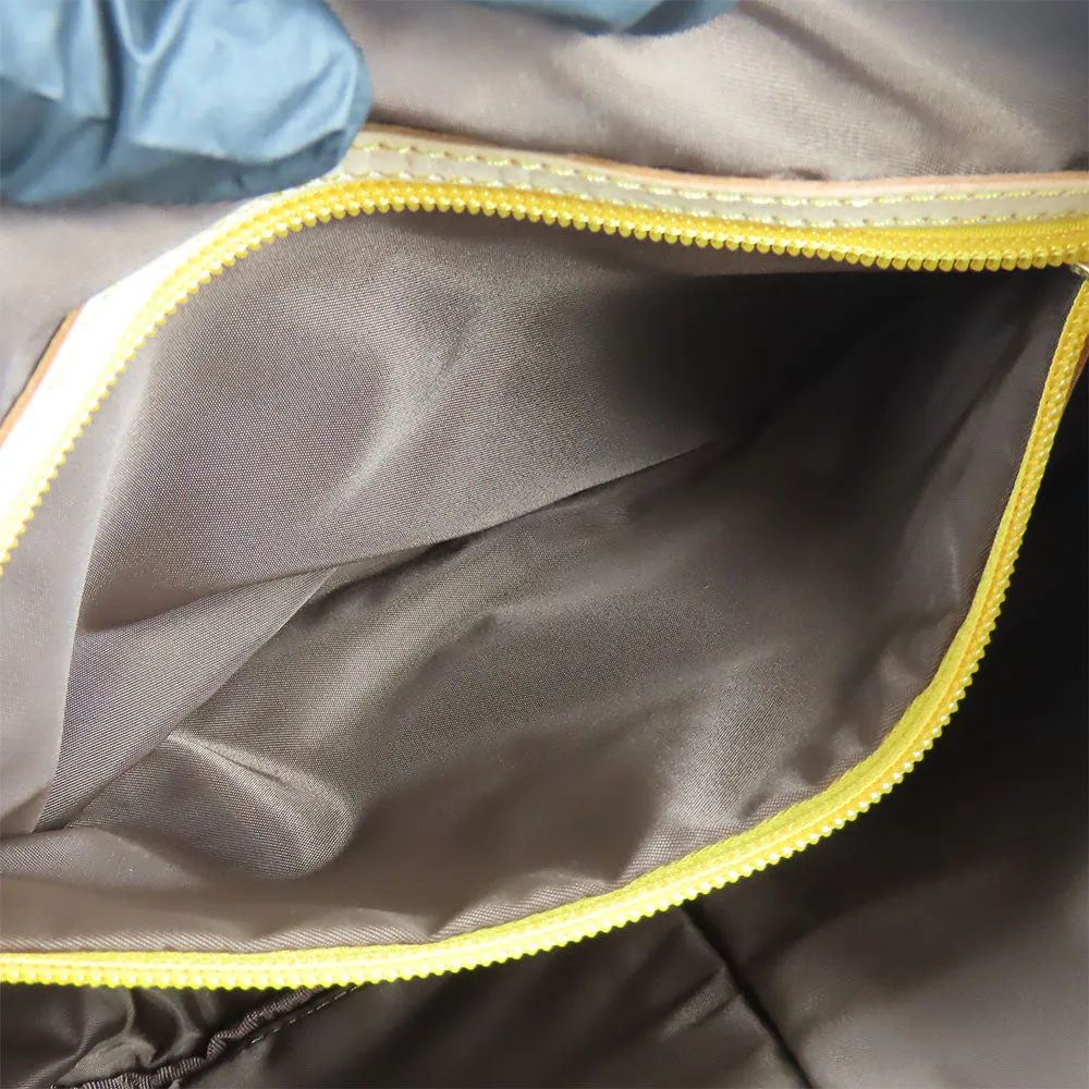 russet Shoulder Bag Nylon, Leather Brown Women Used
