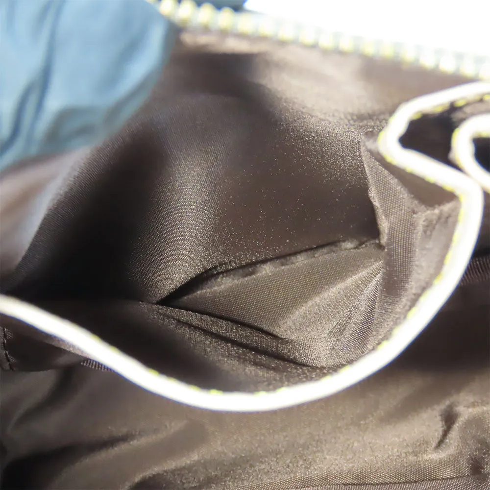 russet Shoulder Bag Nylon, Leather Brown Women Used
