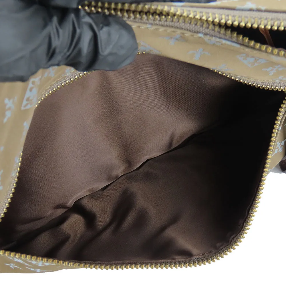 russet Shoulder Bag Nylon, Leather Brown Women Used