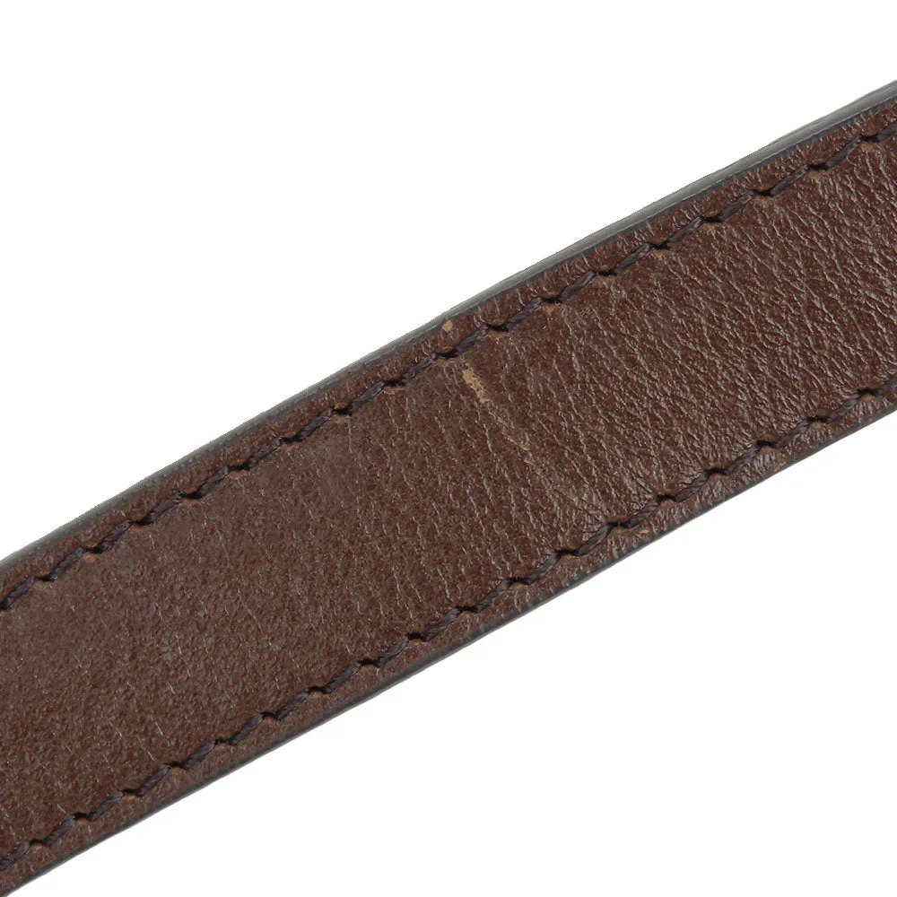 russet Shoulder Bag Nylon, Leather Brown Women Used