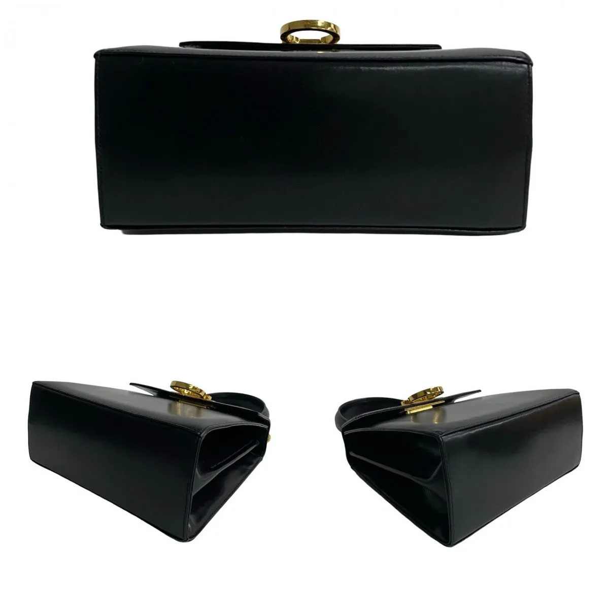 Salvatore Ferragamo Shoulder Bag Calfskin black