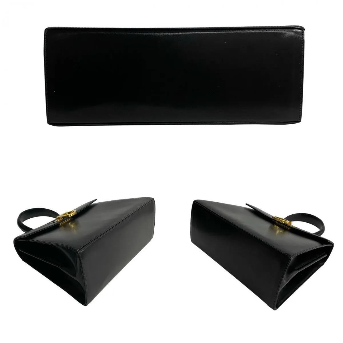 Salvatore Ferragamo Shoulder Bag leather black