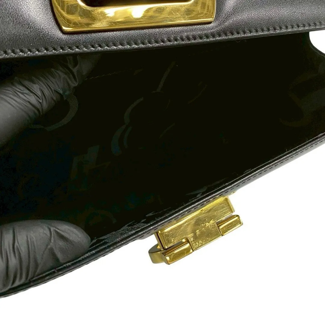 Salvatore Ferragamo Shoulder Bag leather black
