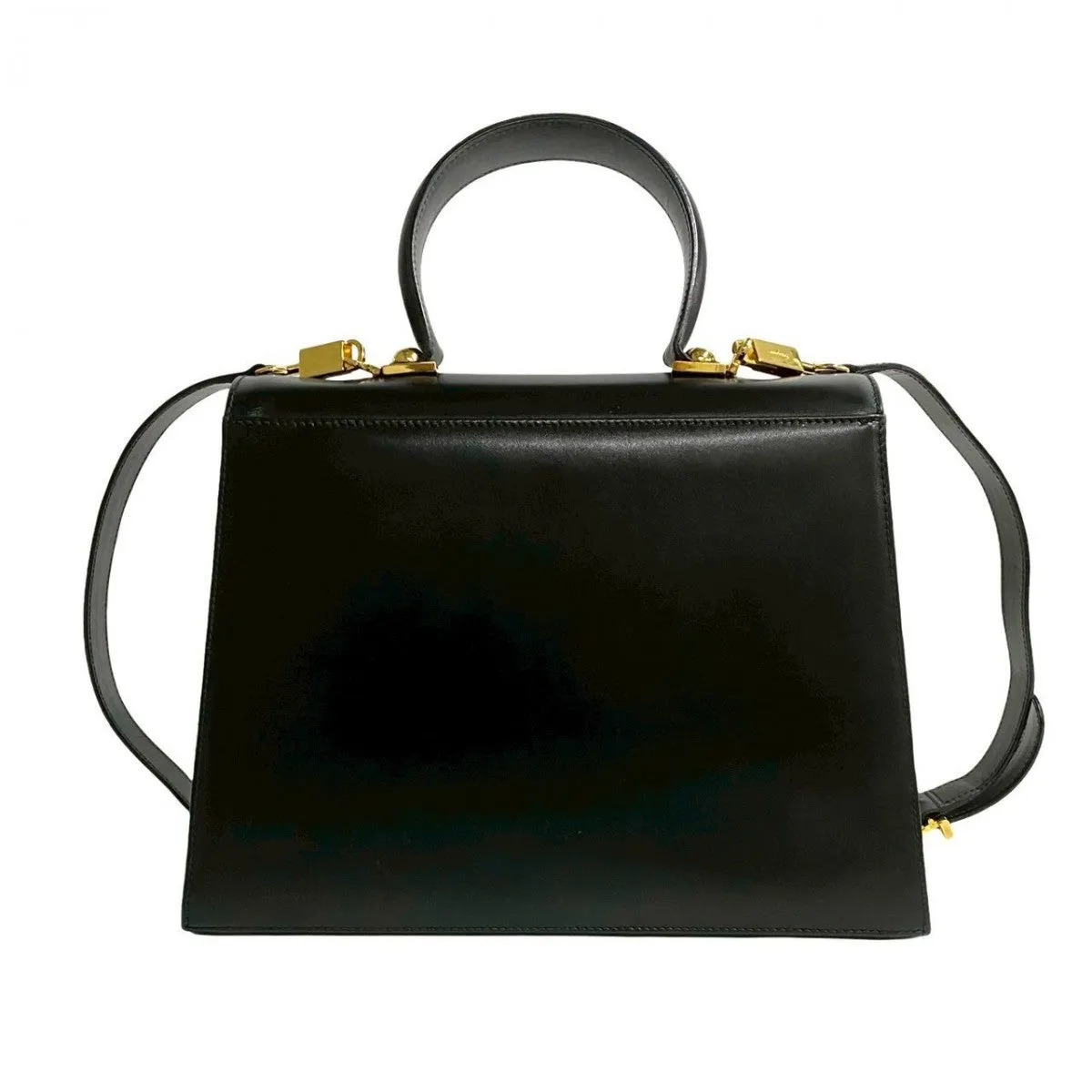 Salvatore Ferragamo Shoulder Bag leather black