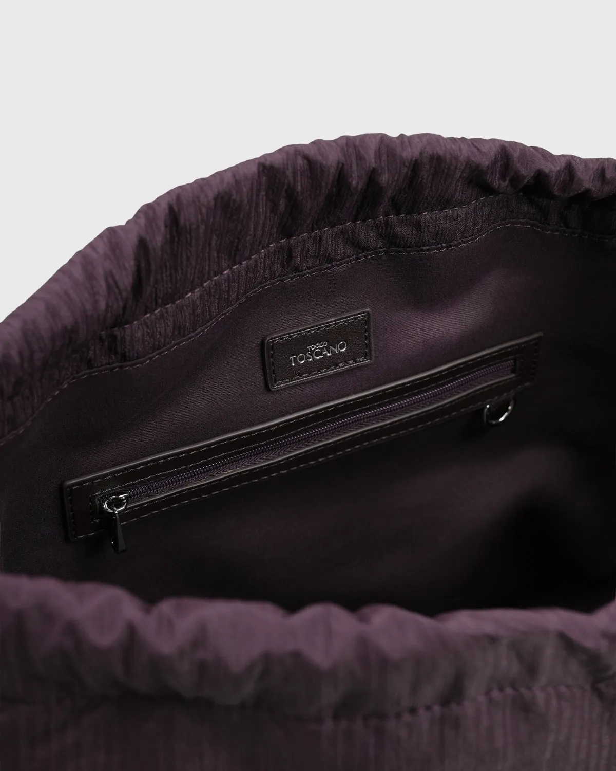 Sonya Ruched Bag (Plum)