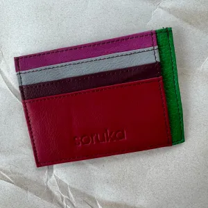Soruka - Brook Card Slot Wallet, Ruby