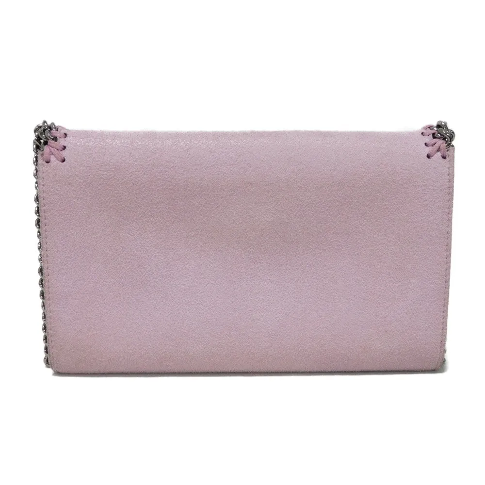 Stella McCartney Shoulder Bag 581238 W9132 5310 polyester lilac Shaggy Fabric Falabella Wallet Crossbody Women Used