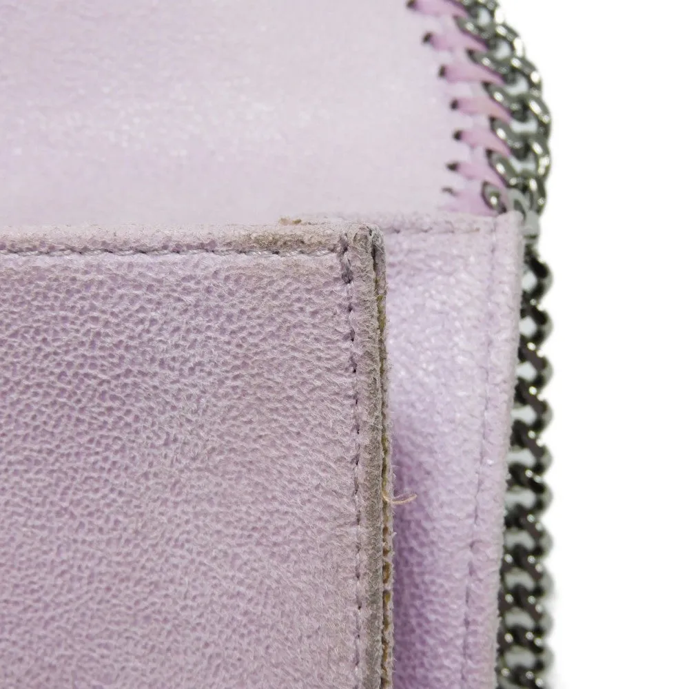 Stella McCartney Shoulder Bag 581238 W9132 5310 polyester lilac Shaggy Fabric Falabella Wallet Crossbody Women Used
