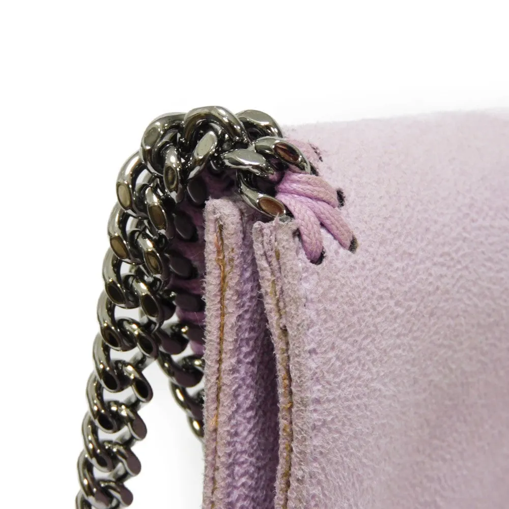 Stella McCartney Shoulder Bag 581238 W9132 5310 polyester lilac Shaggy Fabric Falabella Wallet Crossbody Women Used