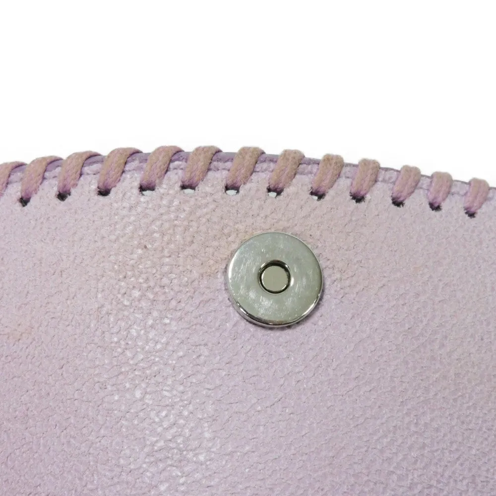 Stella McCartney Shoulder Bag 581238 W9132 5310 polyester lilac Shaggy Fabric Falabella Wallet Crossbody Women Used