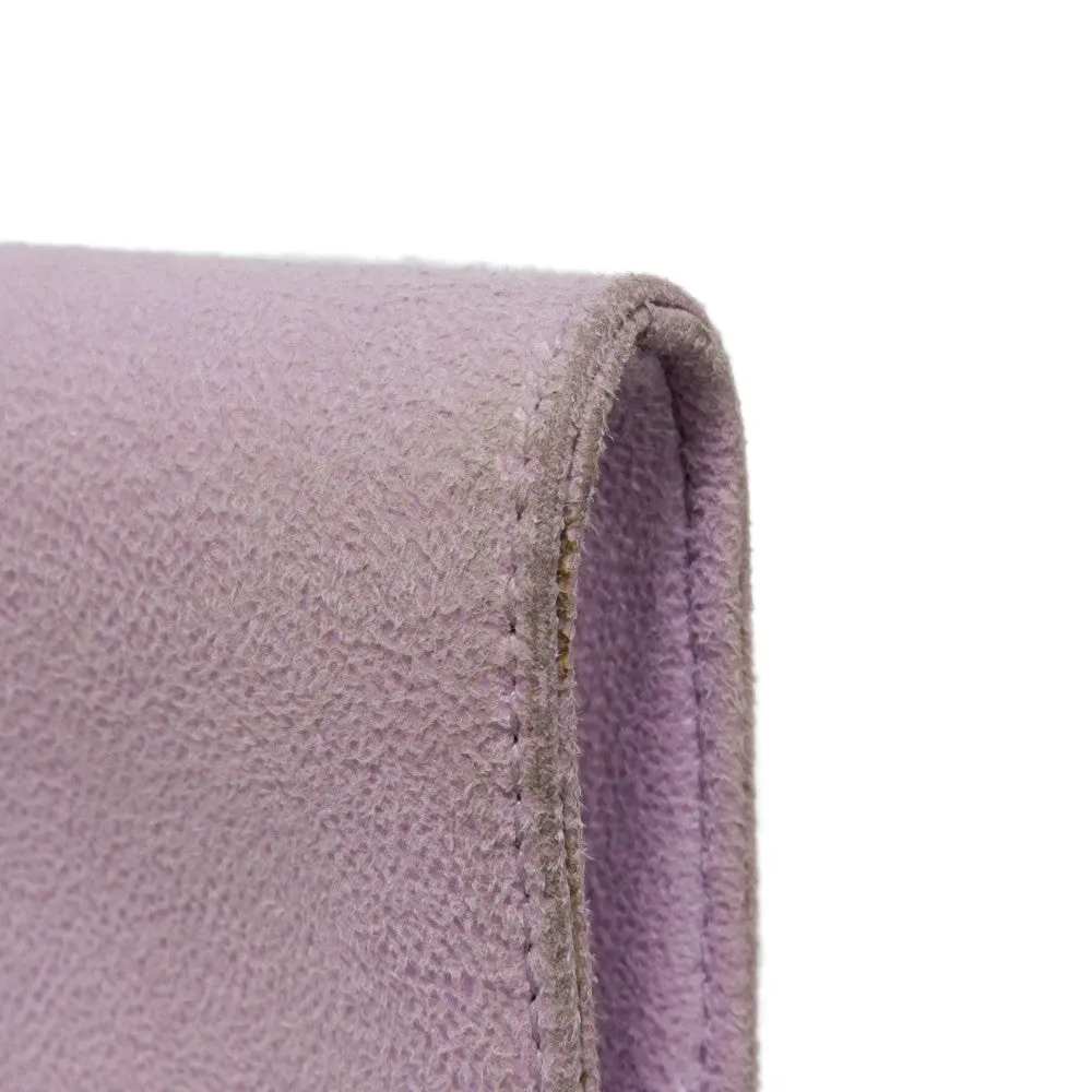 Stella McCartney Shoulder Bag 581238 W9132 5310 polyester lilac Shaggy Fabric Falabella Wallet Crossbody Women Used