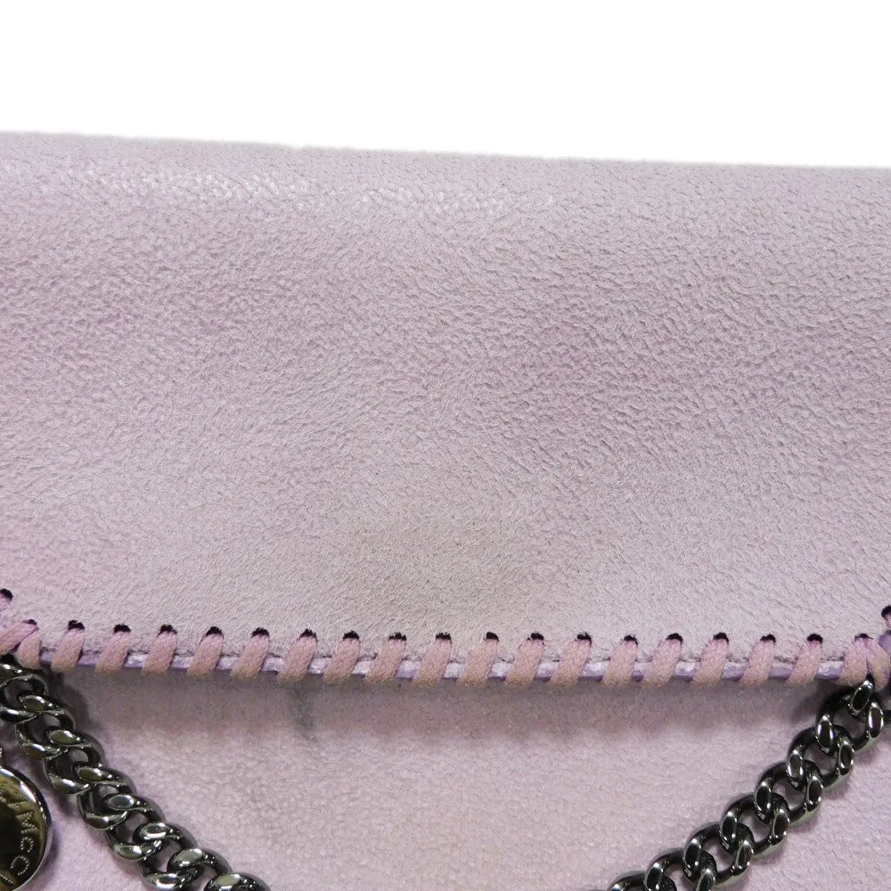 Stella McCartney Shoulder Bag 581238 W9132 5310 polyester lilac Shaggy Fabric Falabella Wallet Crossbody Women Used