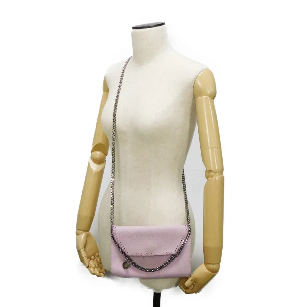 Stella McCartney Shoulder Bag 581238 W9132 5310 polyester lilac Shaggy Fabric Falabella Wallet Crossbody Women Used