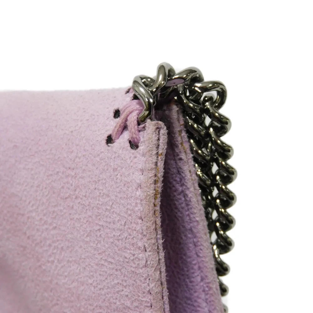 Stella McCartney Shoulder Bag 581238 W9132 5310 polyester lilac Shaggy Fabric Falabella Wallet Crossbody Women Used