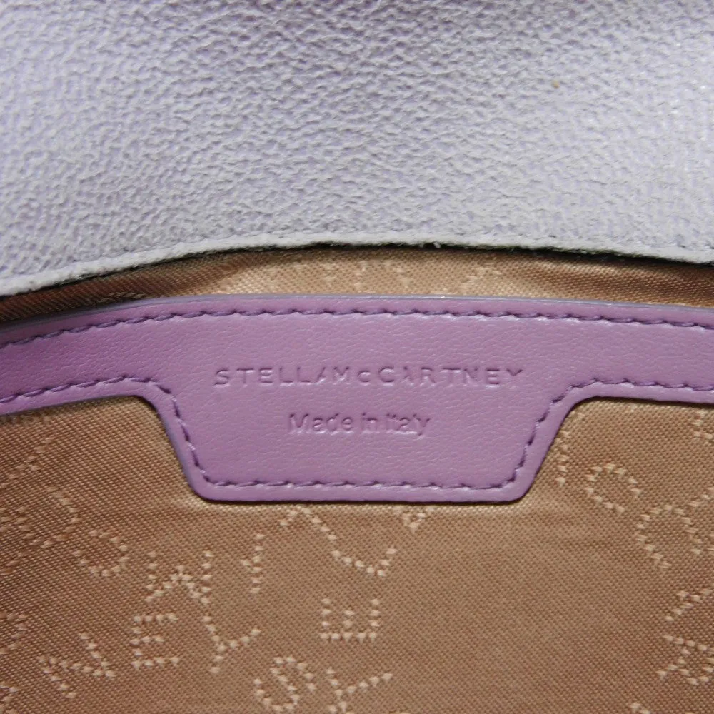 Stella McCartney Shoulder Bag 581238 W9132 5310 polyester lilac Shaggy Fabric Falabella Wallet Crossbody Women Used