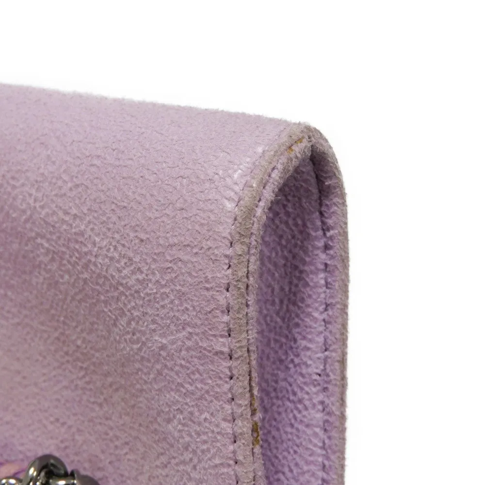 Stella McCartney Shoulder Bag 581238 W9132 5310 polyester lilac Shaggy Fabric Falabella Wallet Crossbody Women Used