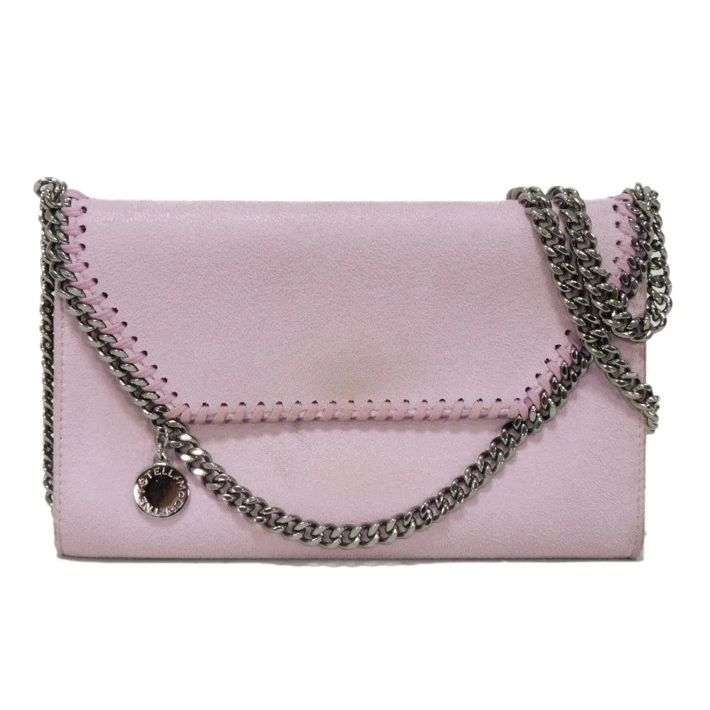 Stella McCartney Shoulder Bag 581238 W9132 5310 polyester lilac Shaggy Fabric Falabella Wallet Crossbody Women Used