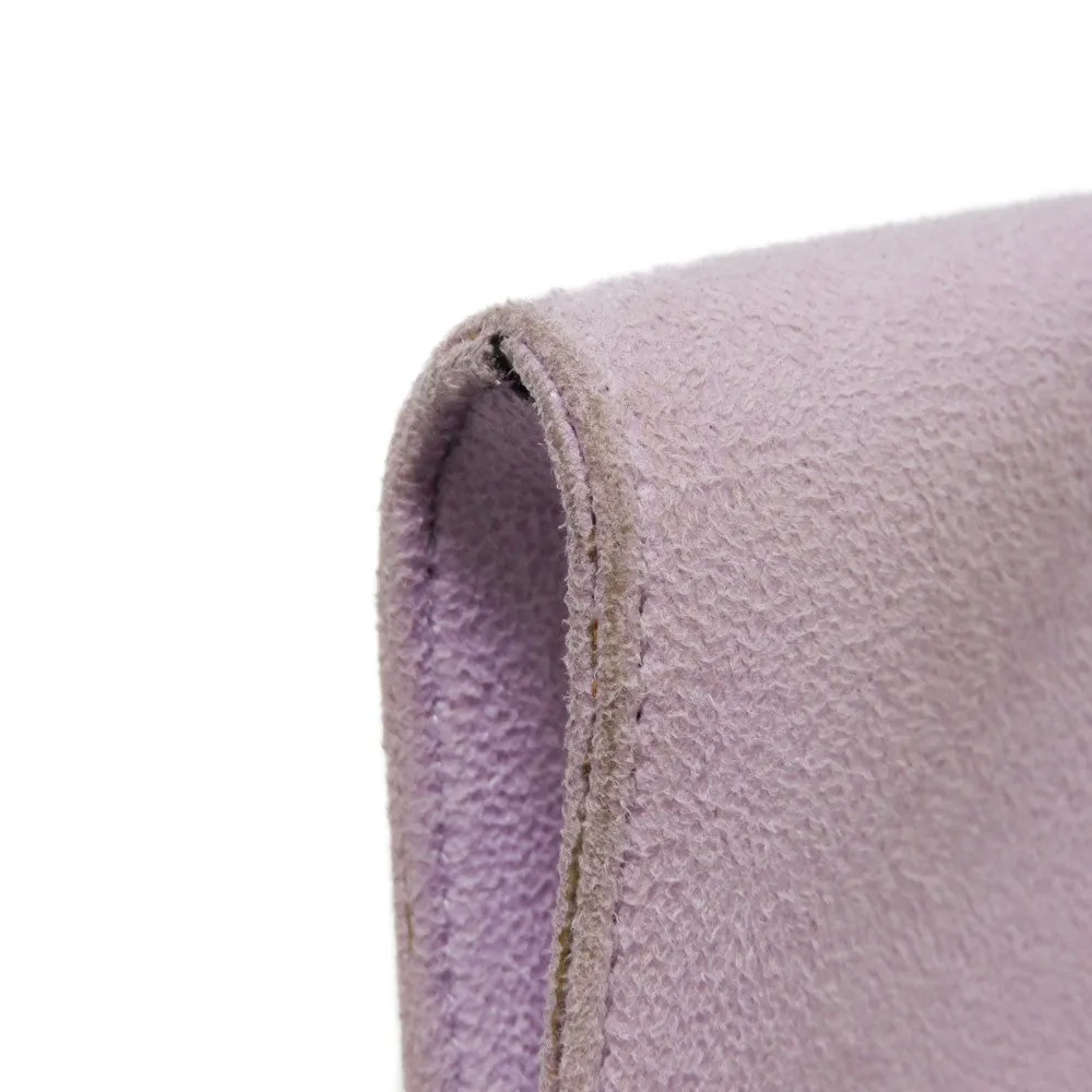Stella McCartney Shoulder Bag 581238 W9132 5310 polyester lilac Shaggy Fabric Falabella Wallet Crossbody Women Used