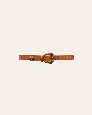 STUD Belt Nutmeg Gold
