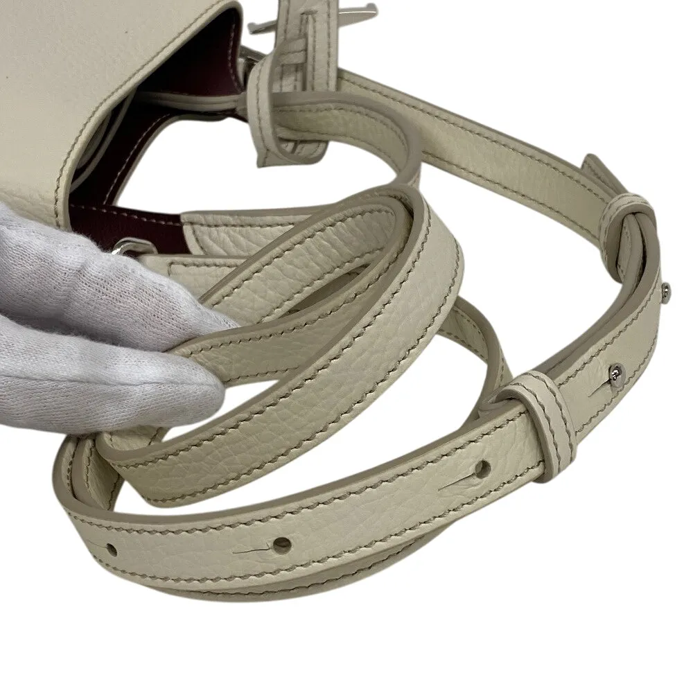 TOD'S Shoulder Bag XBWAPAA9100QNK9P09 leather cream Timeless Women Used