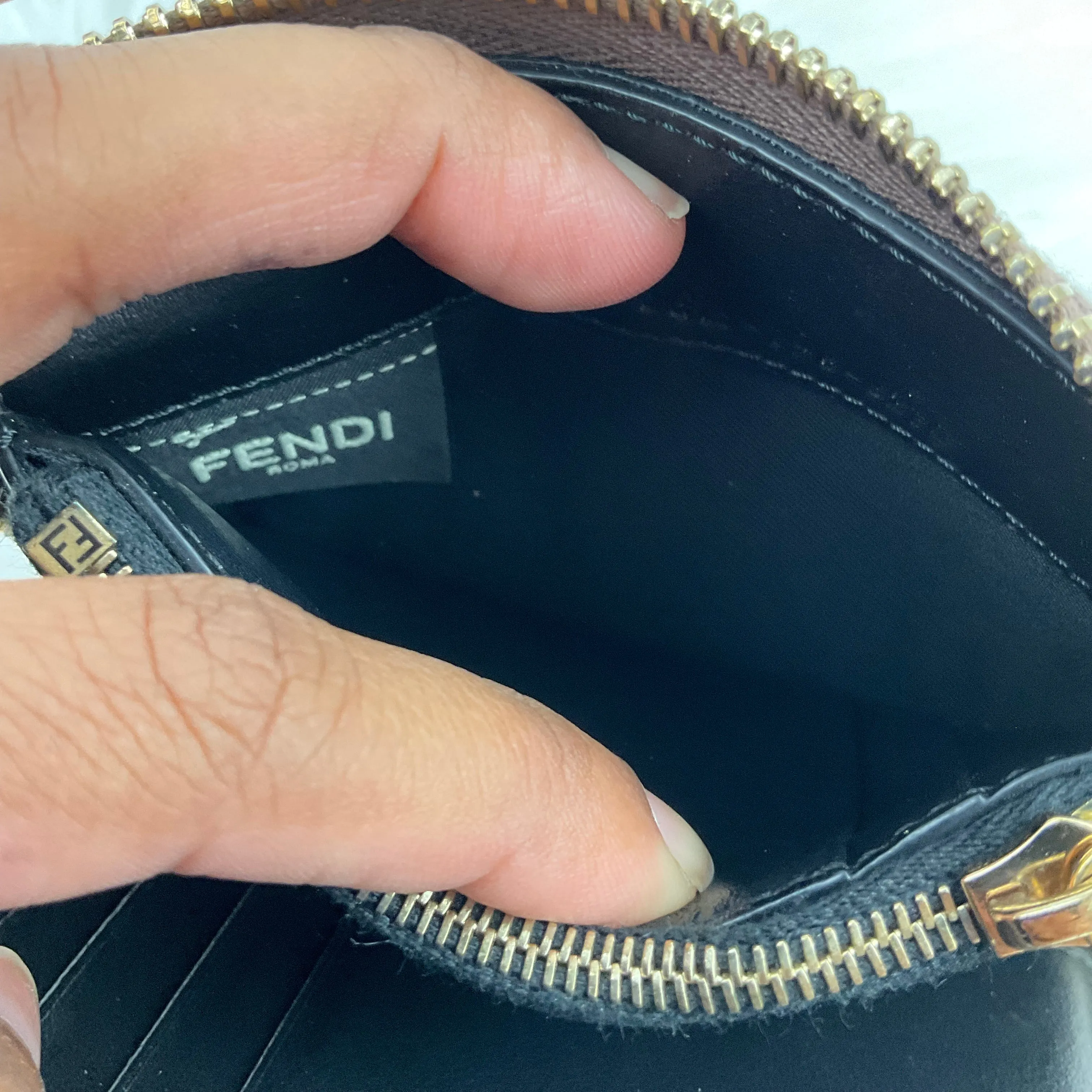 Wallet Luxury Designer By Fendi, Size: Small