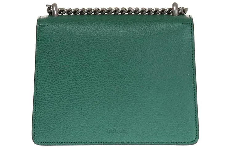(WMNS) GUCCI Dionysus Tiger Head Leather Chain Shoulder Messenger Bag Mini Green Classic 421970-CAOGX-3120