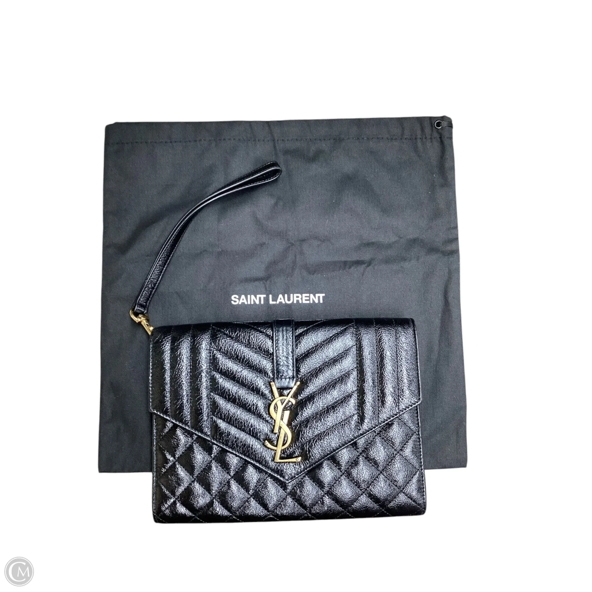 Wristlet Luxury Designer By Yves Saint Laurent, Size: Medium