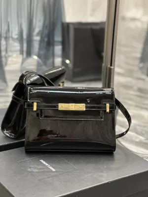 Yves Saint Laurent Manhattan Small Shoulder Bag Black